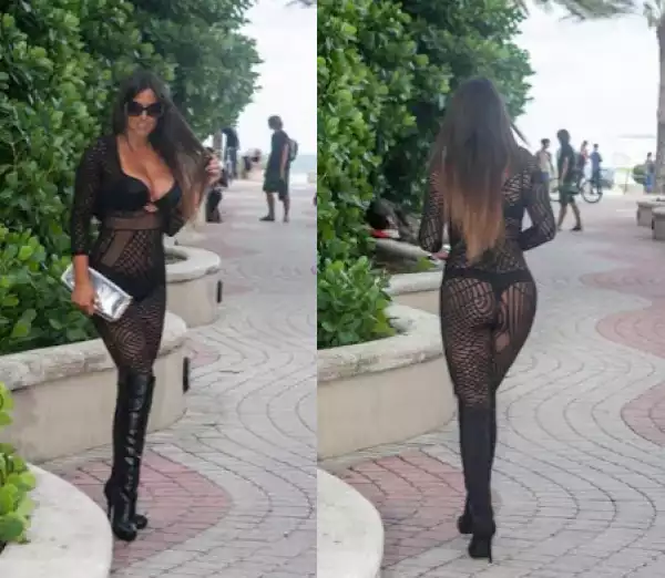 Football referee Claudia Romani leaves little to the imagination in new racy photos